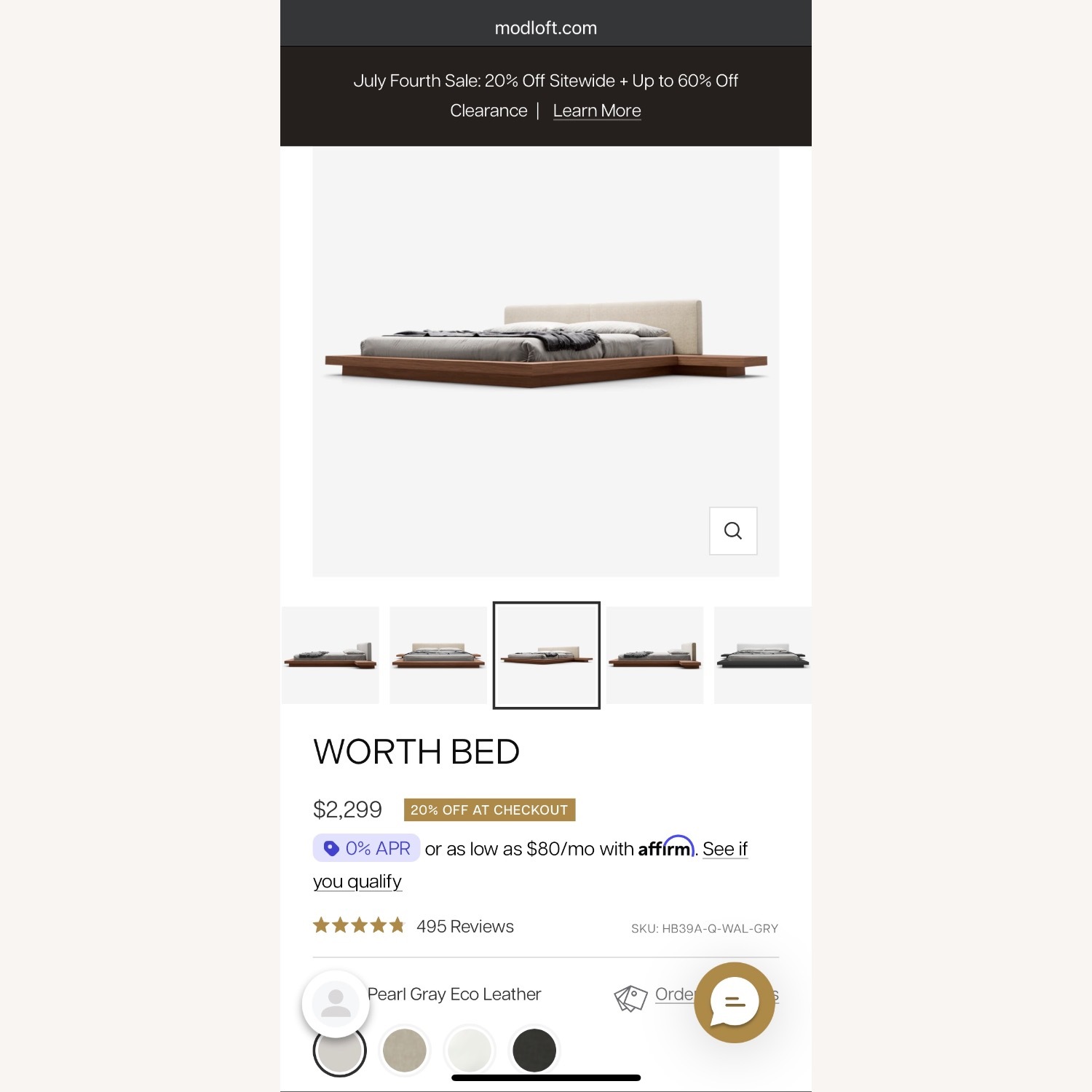 Modloft Worth Japandi Bed - image-9