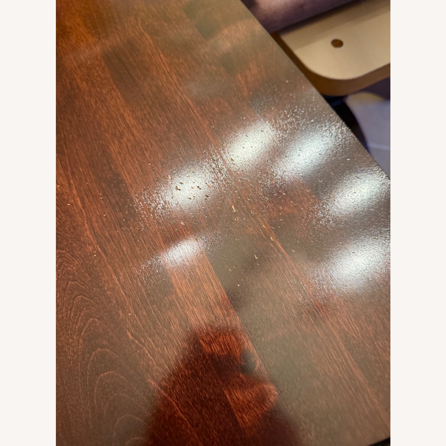 Ethan Allen Cherry 48" Round Table w 4 Chairs - image-3