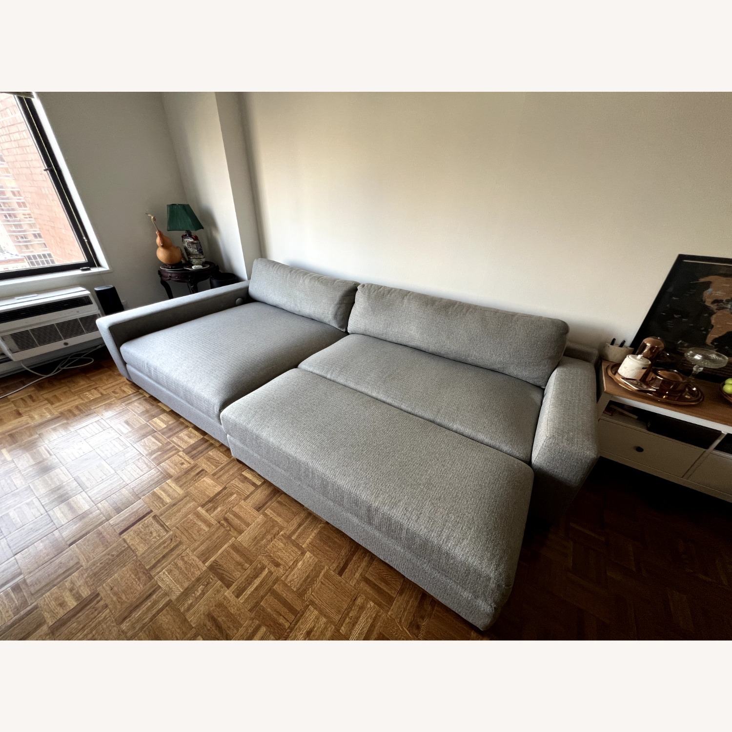 Hendley Fabric Sectional with Ottoman - image-6