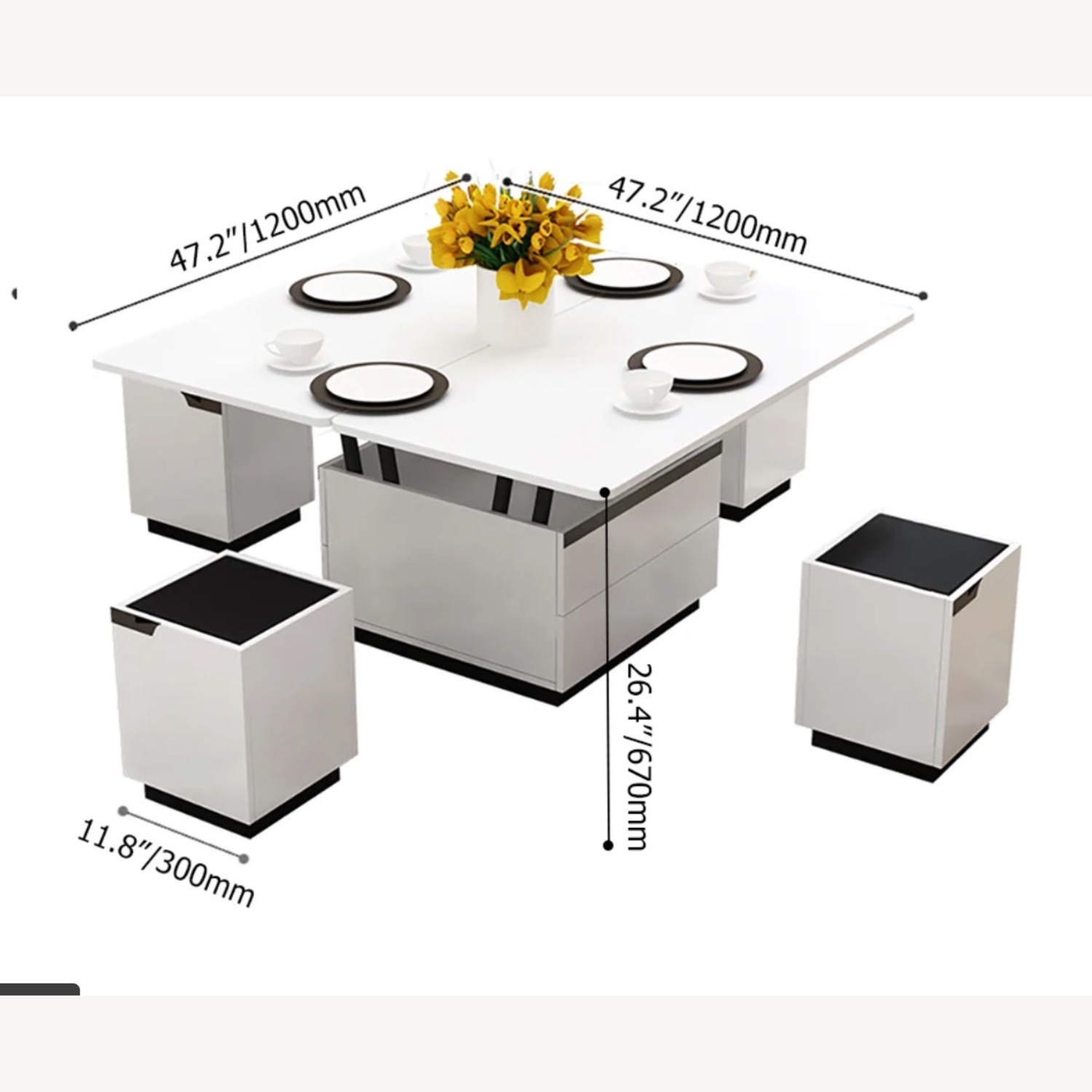 Multifunctional Coffee Table - image-3
