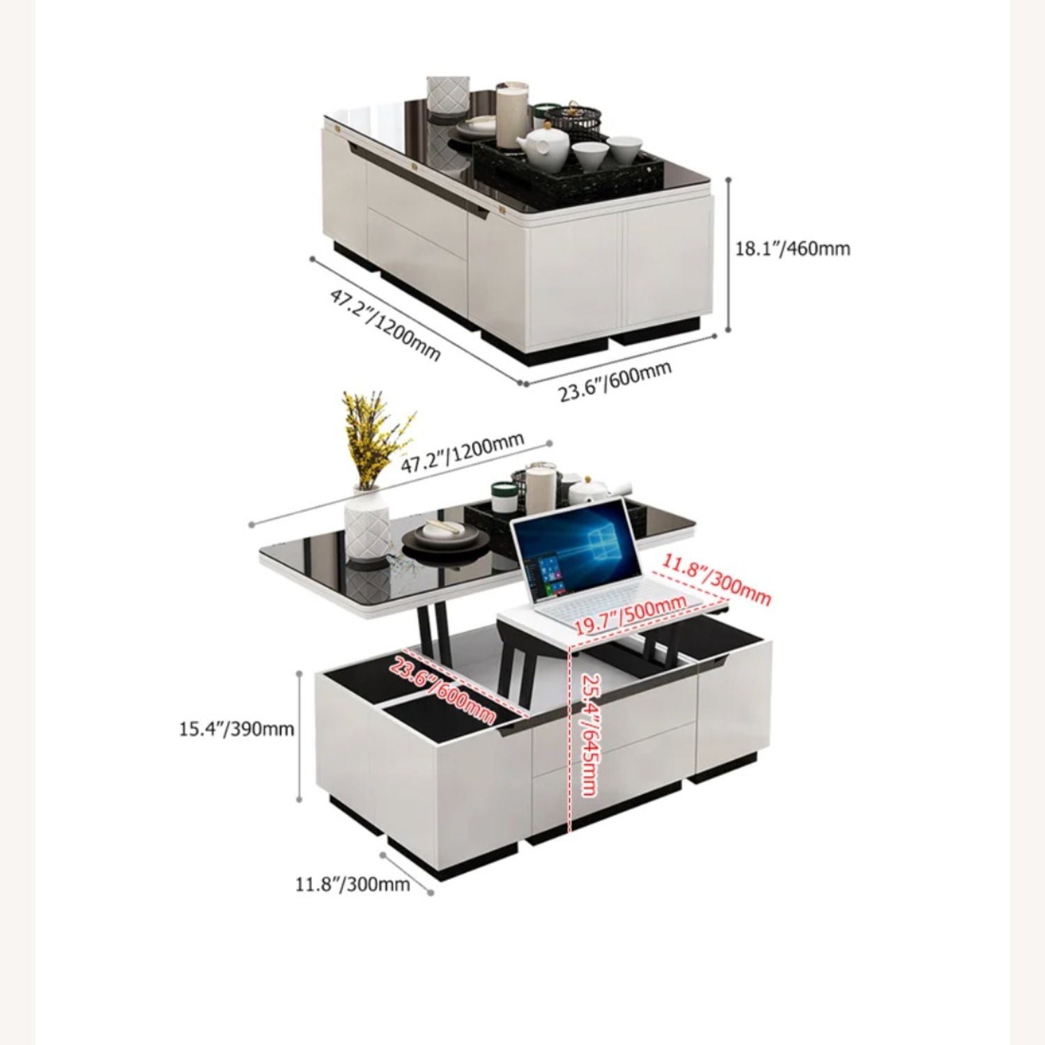 Multifunctional Coffee Table - image-4