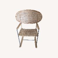 MuIkea Gronadal ロッキングチェア IKEA GRÖNADAL Rocking Chair Grey Natural - AptDeco