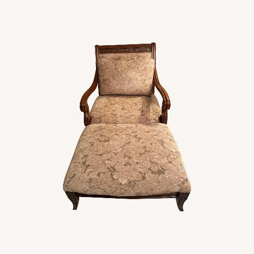 Used Accent Chair and Ottoman  for sale on AptDeco