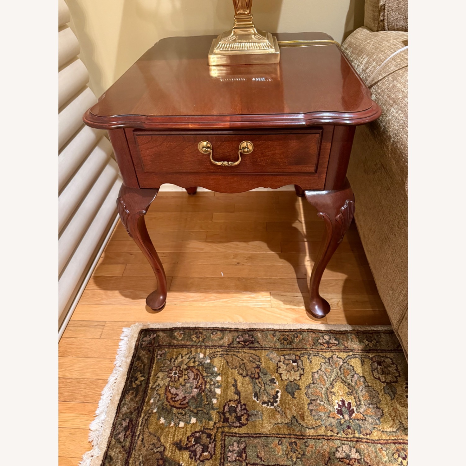 Ethan Allen Georgian Court Square End Table - image-0