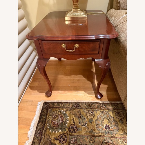 Used Ethan Allen Georgian Court Square End Table for sale on AptDeco