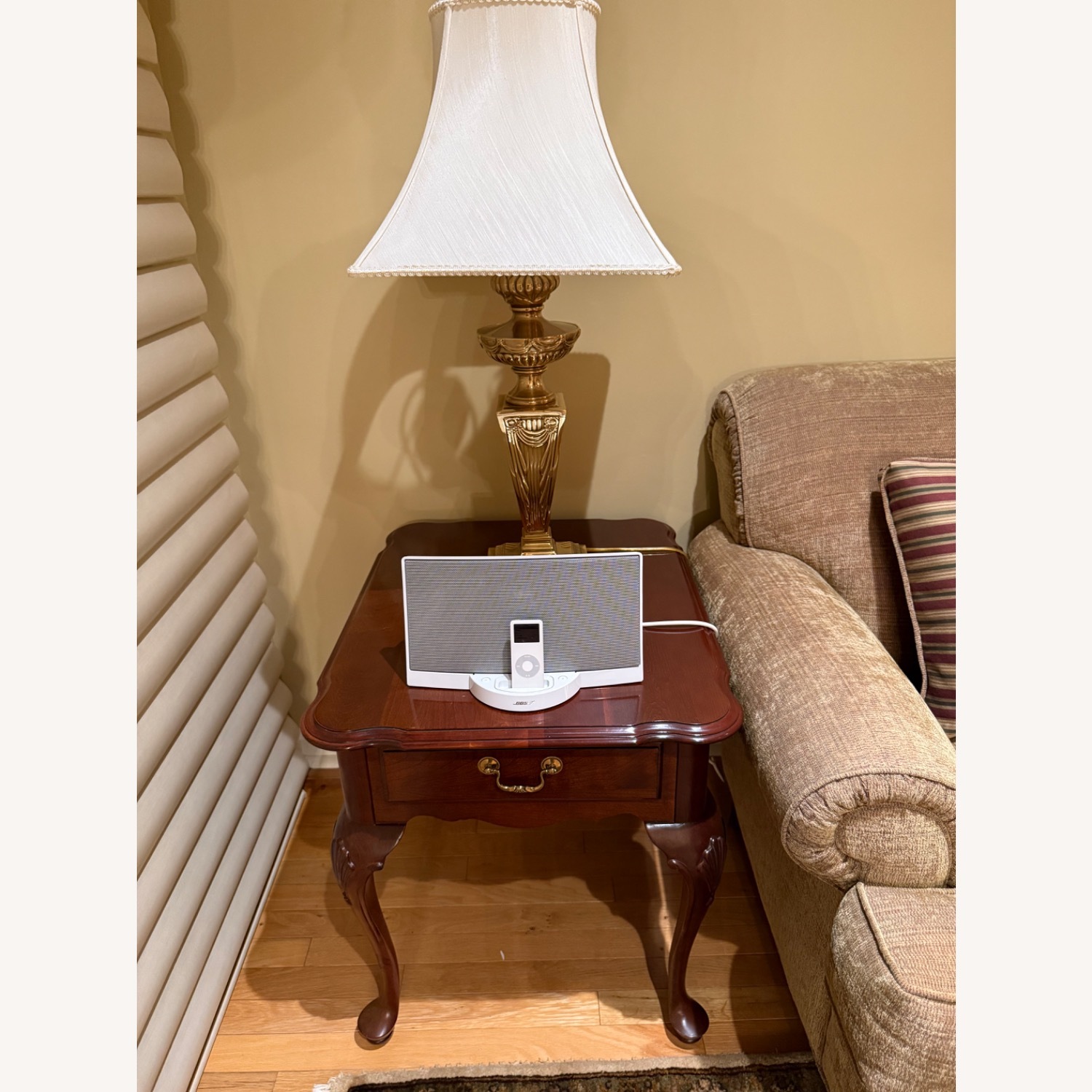 Ethan Allen Georgian Court Square End Table - image-1