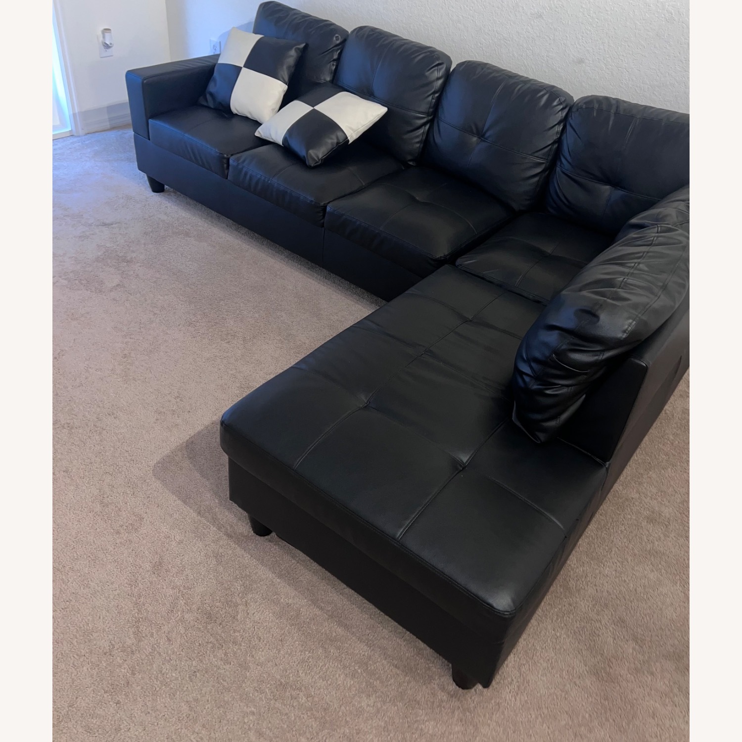 Zipcode Design Chaidez Vegan Leather Sectional - image-1
