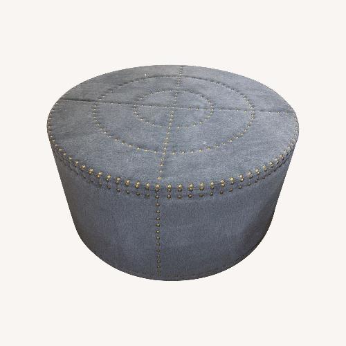 Used Noahj Lindsey Nailhead Ottoman for sale on AptDeco