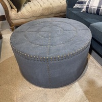 Noahj Lindsey Nailhead Ottoman