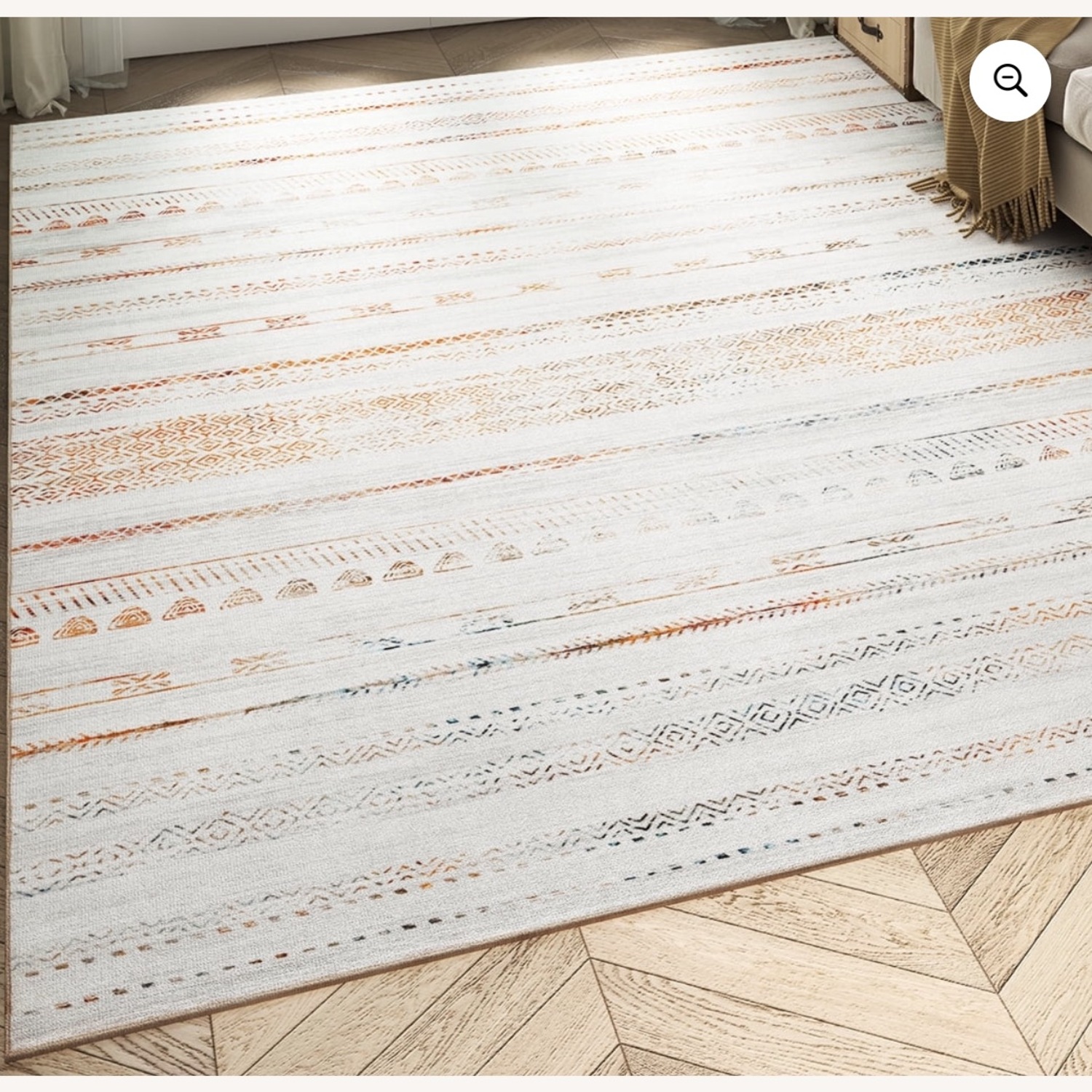 Washable Boho Moroccan Area Rug  - image-1
