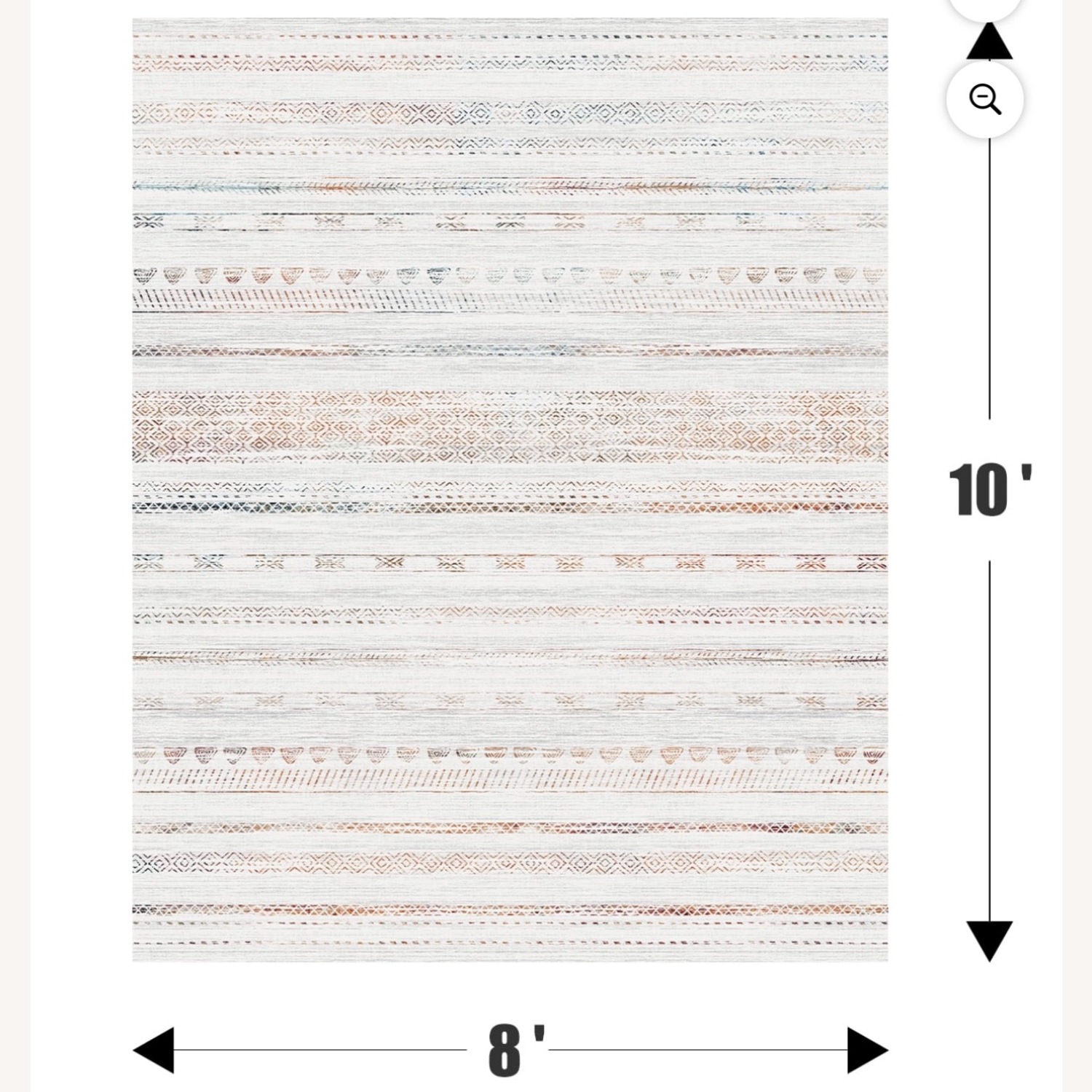Washable Boho Moroccan Area Rug  - image-2