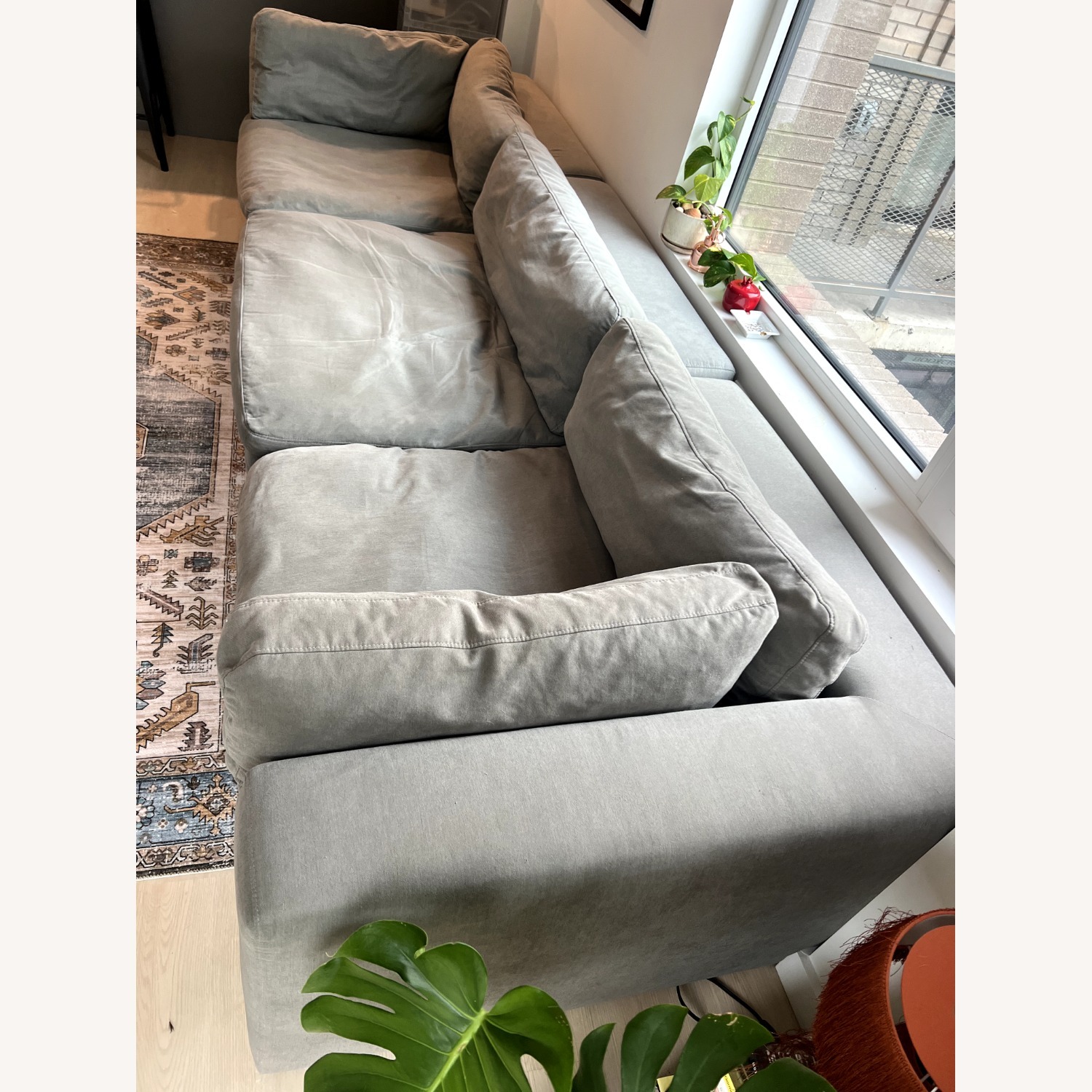 Bloom Modular Gray 3-Seater Sofa - image-2