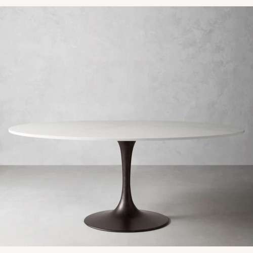 Used Williams Sonoma Home Tulip Oval Dining Table 70" for sale on AptDeco