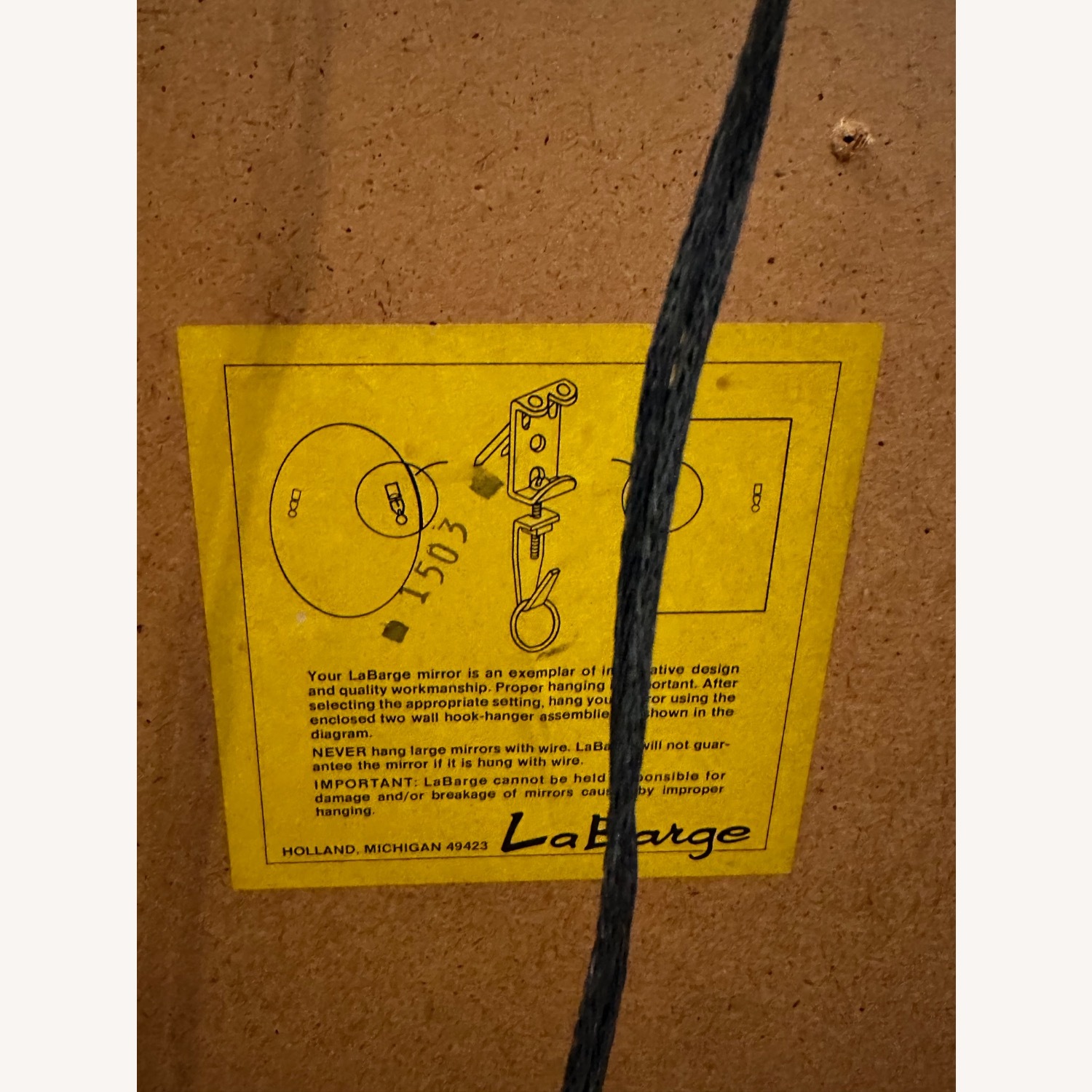 La Barge Octagonal Gilt Mirror H42, L32in, W2 in - image-4