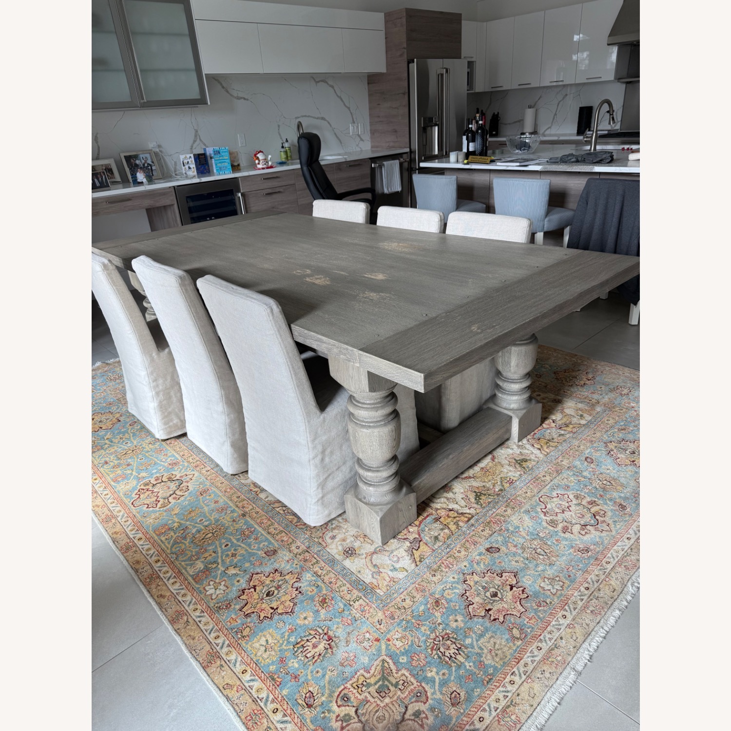 Restoration Hardware Table and 8 Chairs - image-1