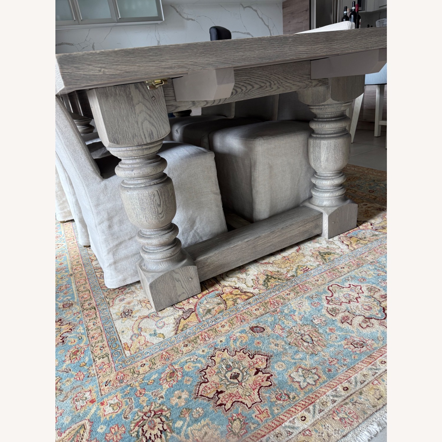 Restoration Hardware Table and 8 Chairs - image-3