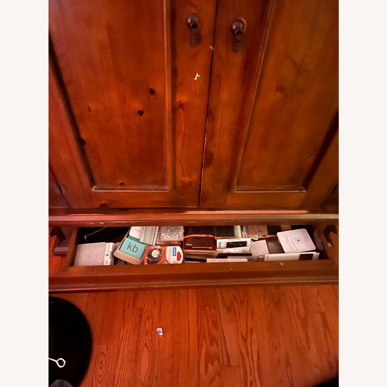 Custom Wooden Armoire Wardrobe - image-3