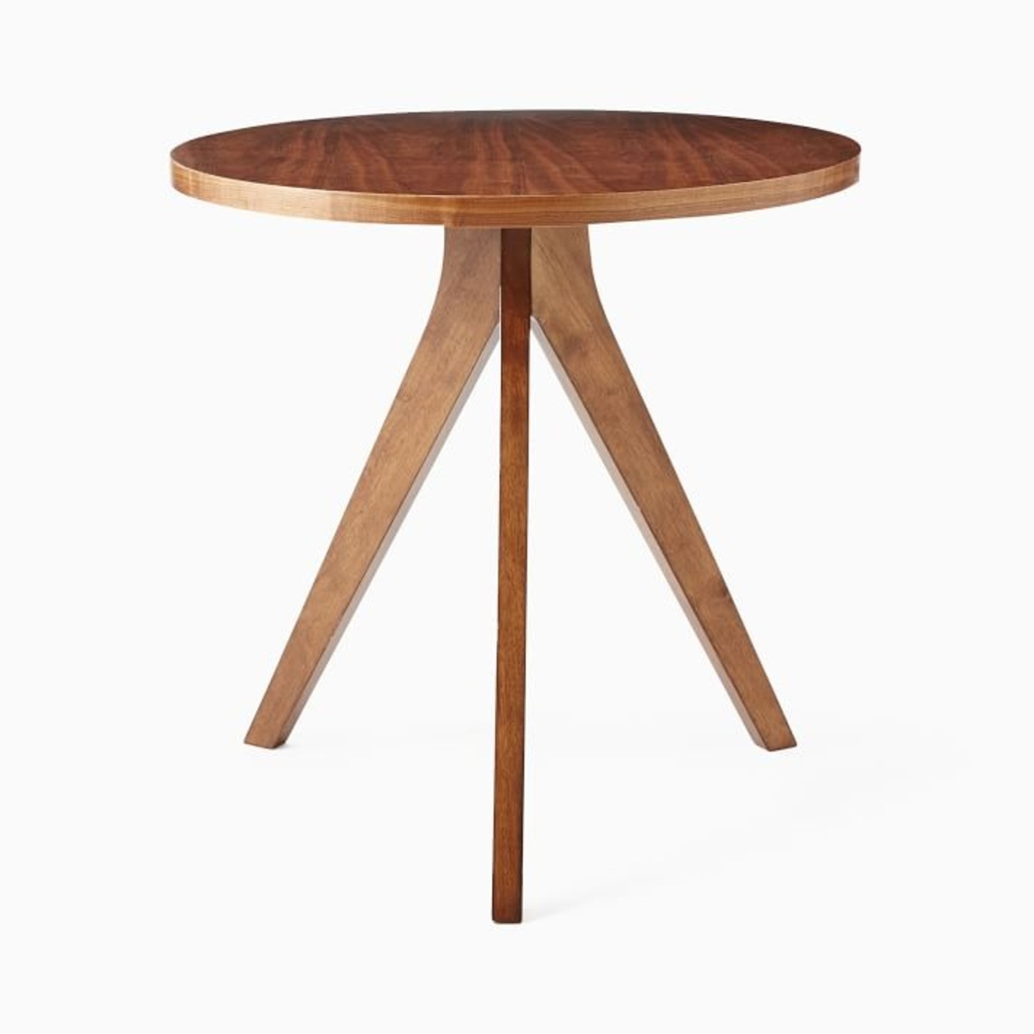 West Elm Tripod Dining Table (30") - Walnut - image-1