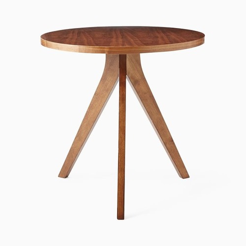 Used West Elm Tripod Dining Table (30") - Walnut for sale on AptDeco