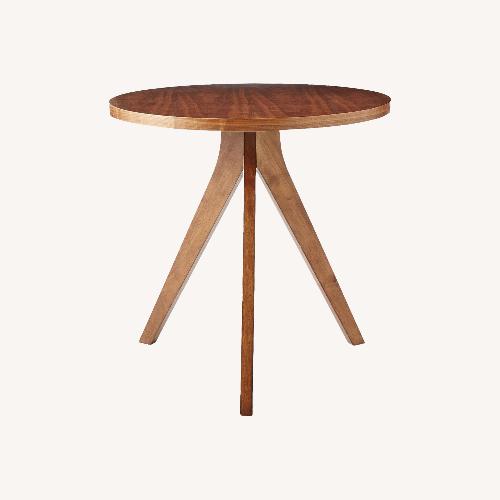 Used West Elm Tripod Dining Table (30") - Walnut for sale on AptDeco