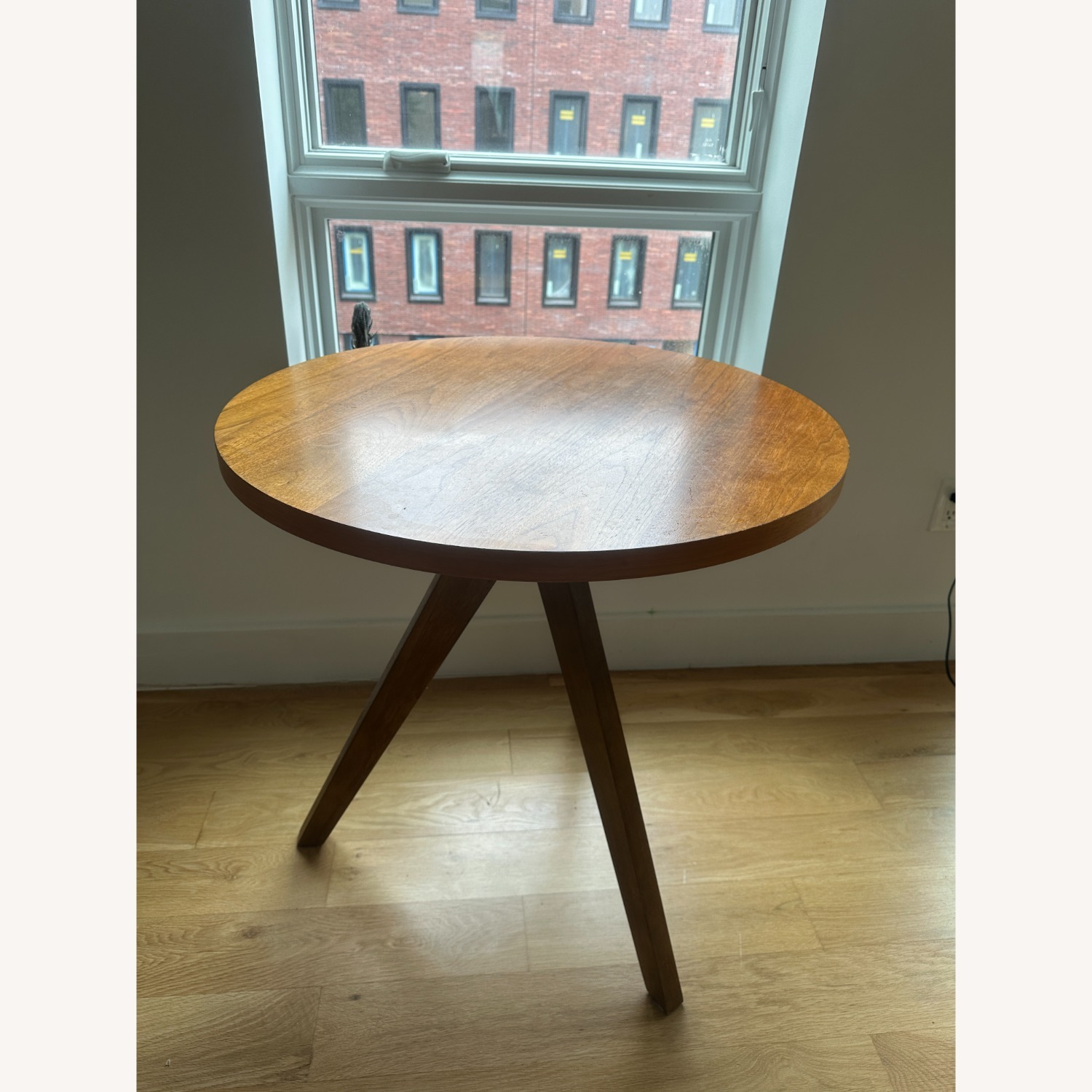 West Elm Tripod Dining Table (30") - Walnut - image-2
