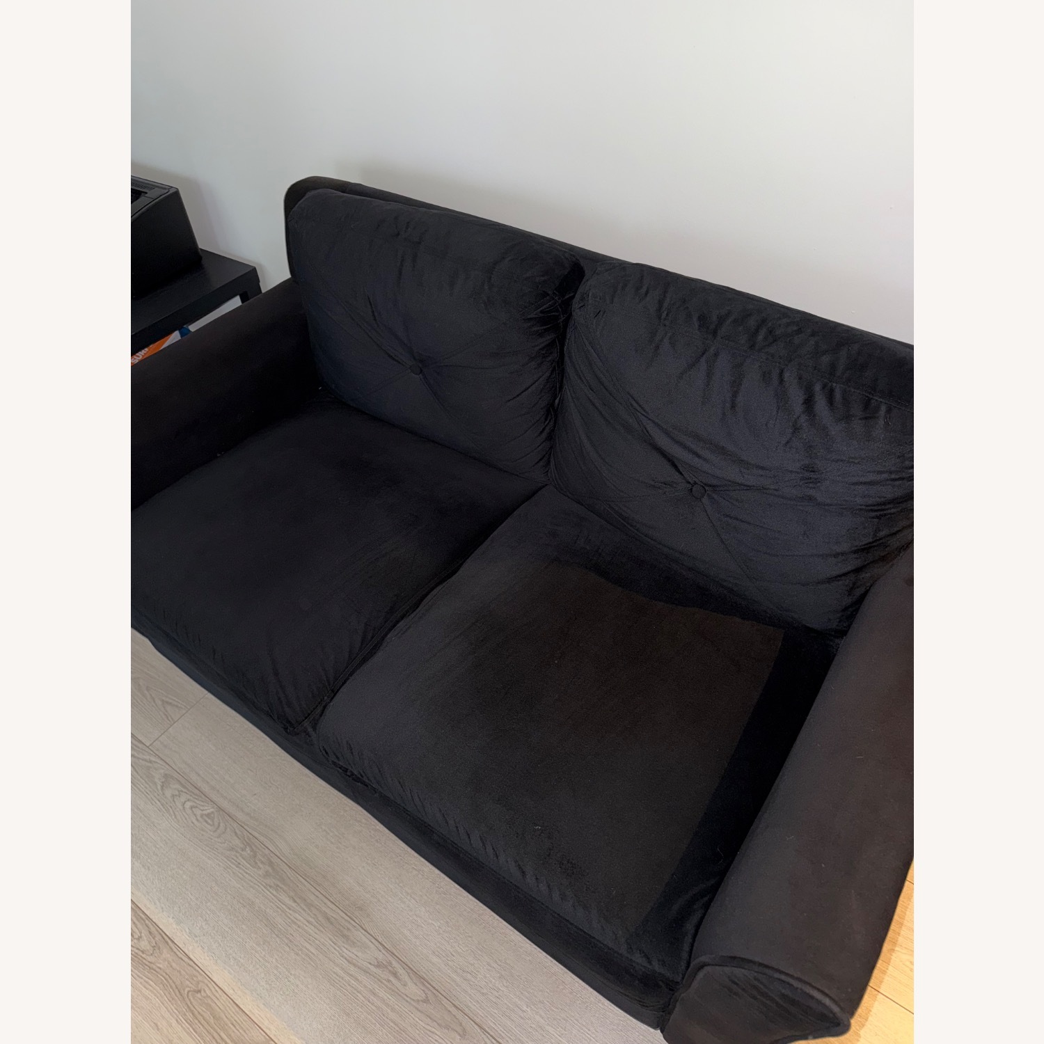 Black Loveseat - image-3
