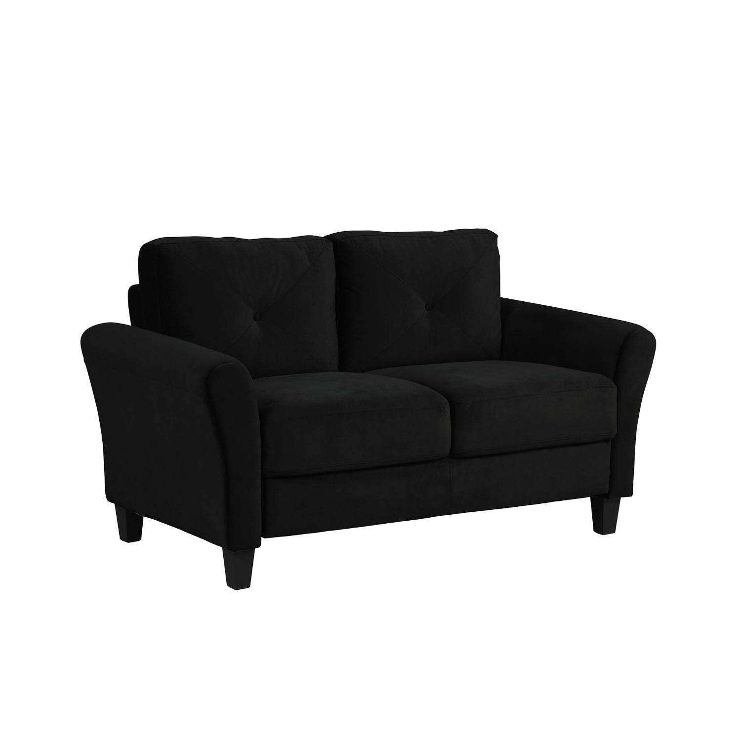 Black Loveseat - image-4
