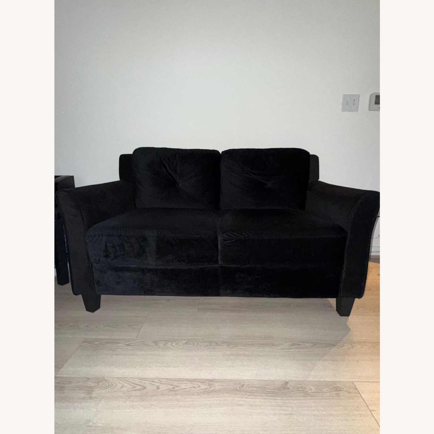 Black Loveseat - image-1