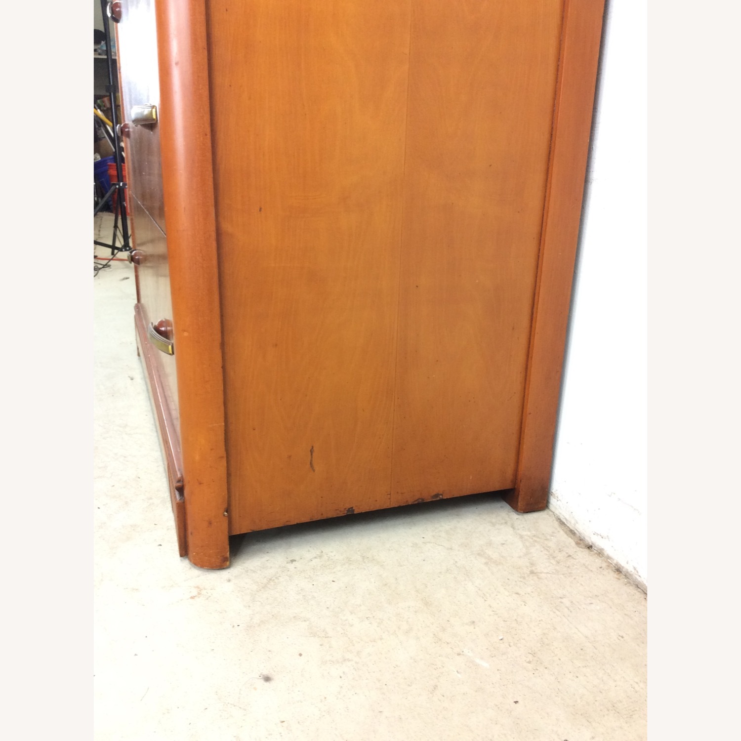 Art Deco 3 Drawer Chest with Mirror - image-11