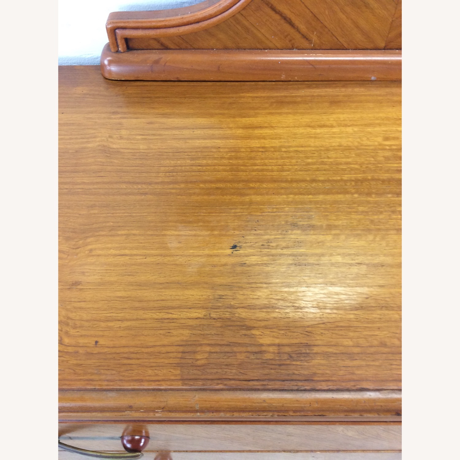 Art Deco 3 Drawer Chest with Mirror - image-4