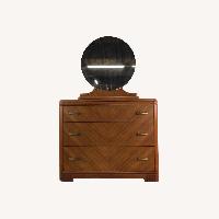 Art Deco 3 Drawer Chest with Mirror
