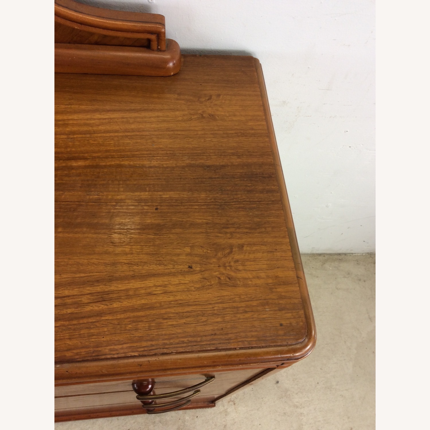 Art Deco 3 Drawer Chest with Mirror - image-5