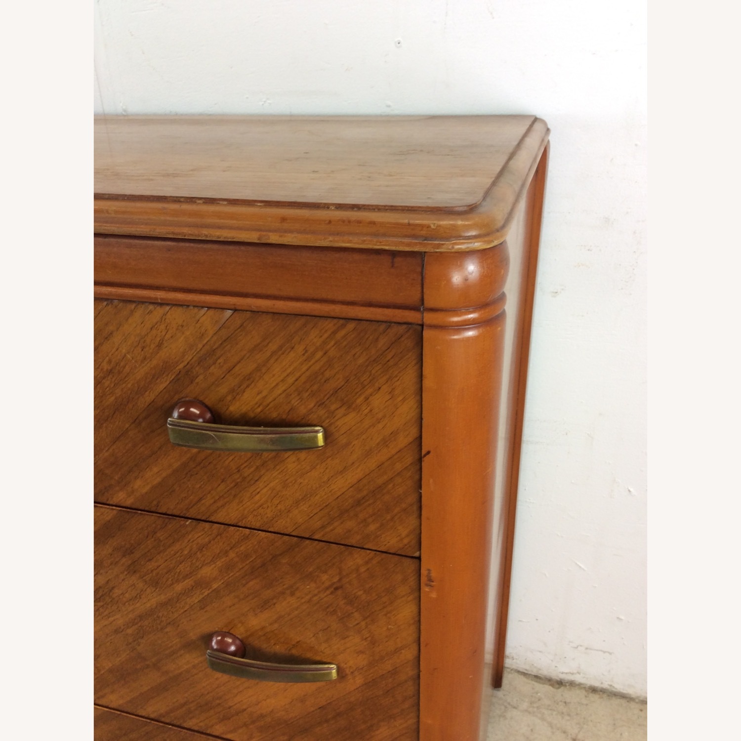 Art Deco 3 Drawer Chest with Mirror - image-20
