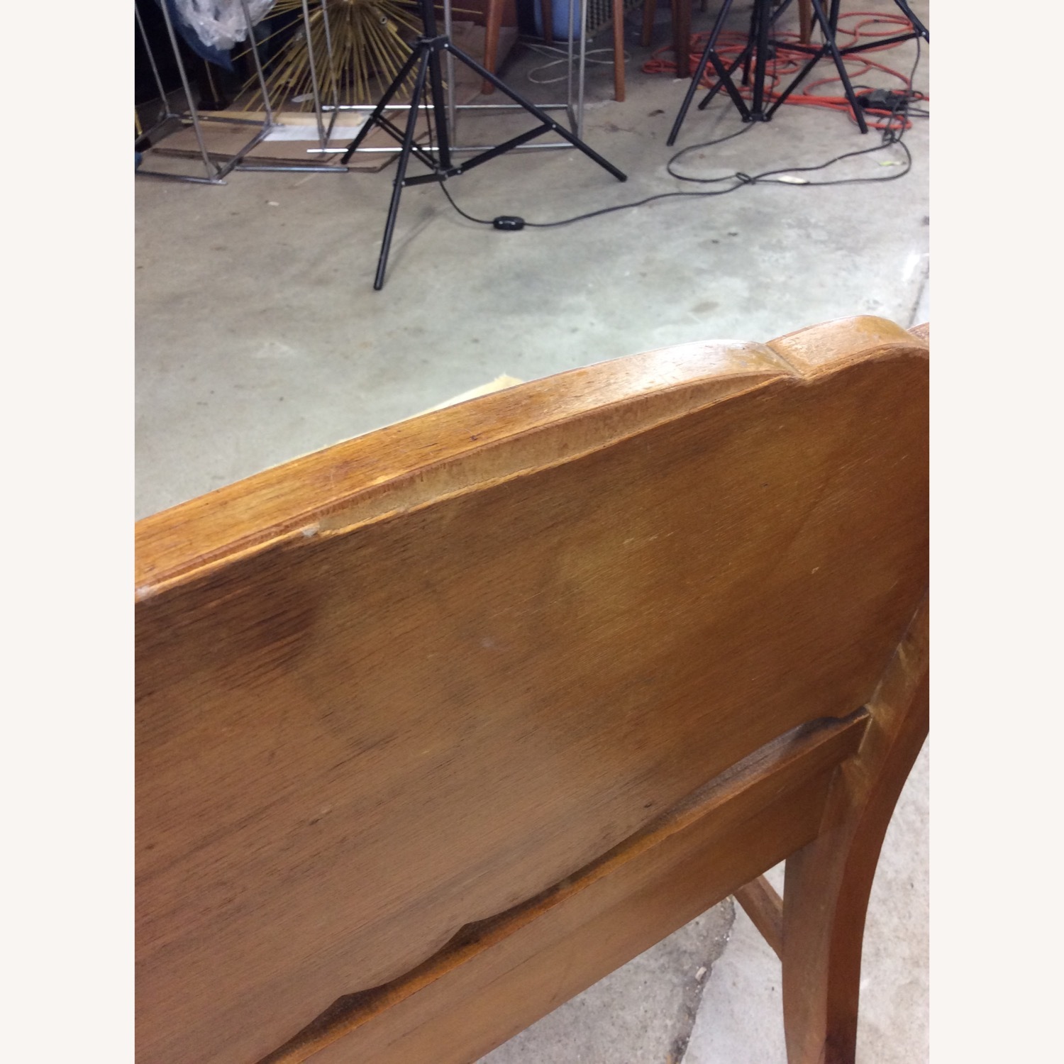 Art Deco Waterfall Vanity with Mirror & Stool - image-21
