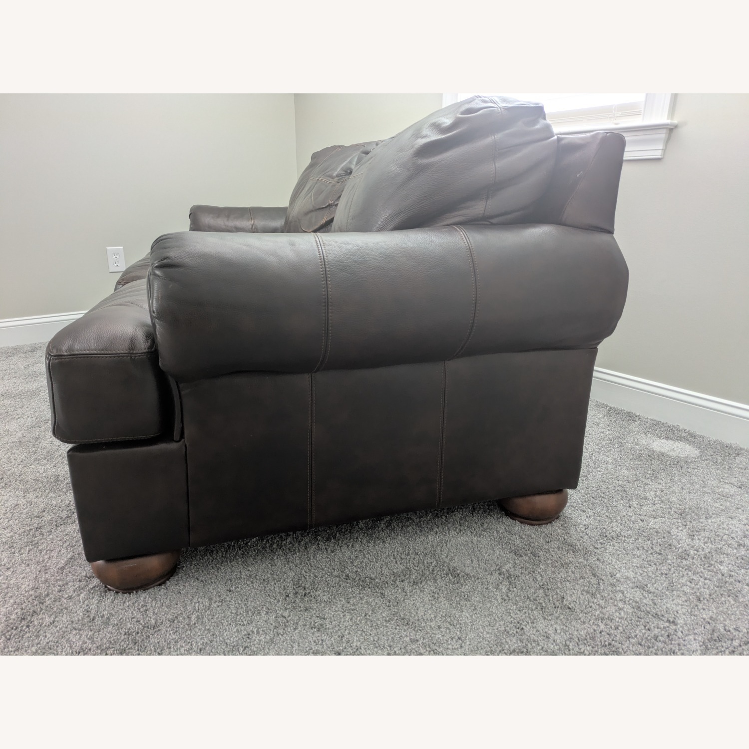 Leather Loveseat - image-3
