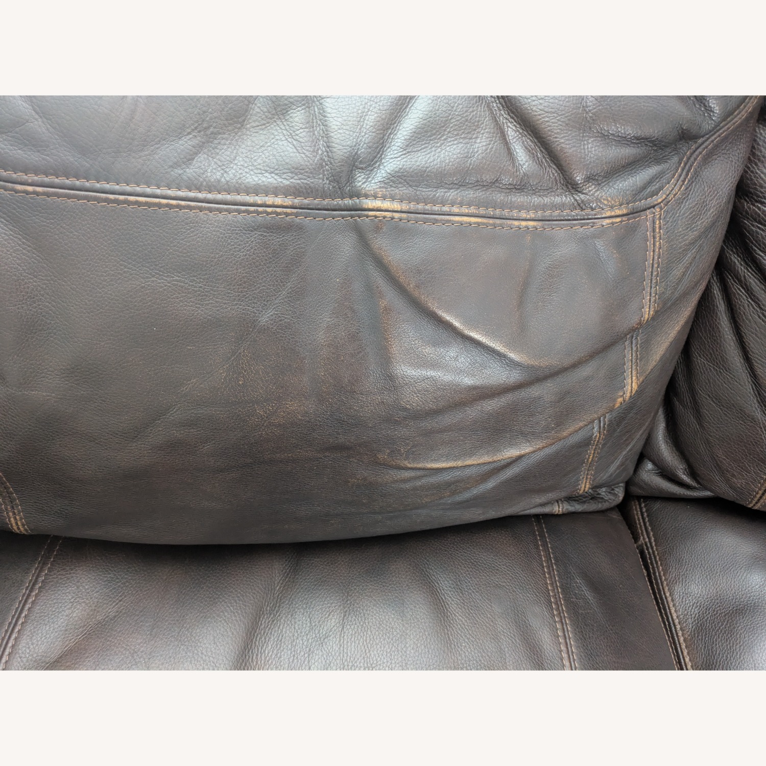 Leather Loveseat - image-2