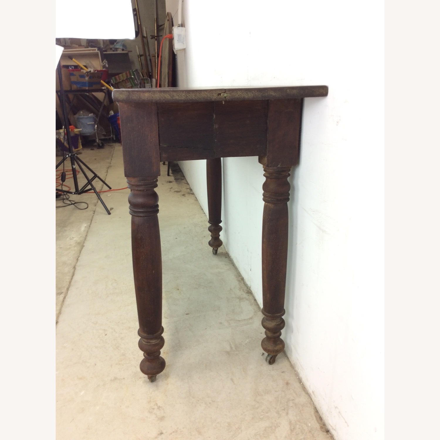 Antique Entryway Sofa Console Table  - image-7