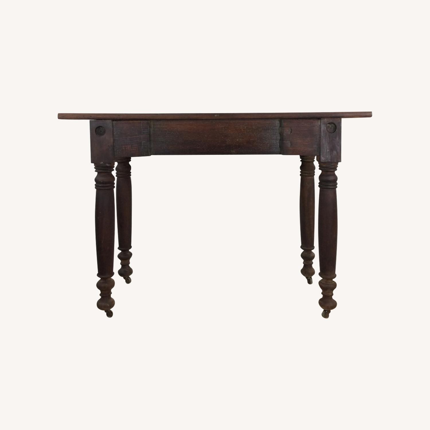 Antique Entryway Sofa Console Table  - image-0