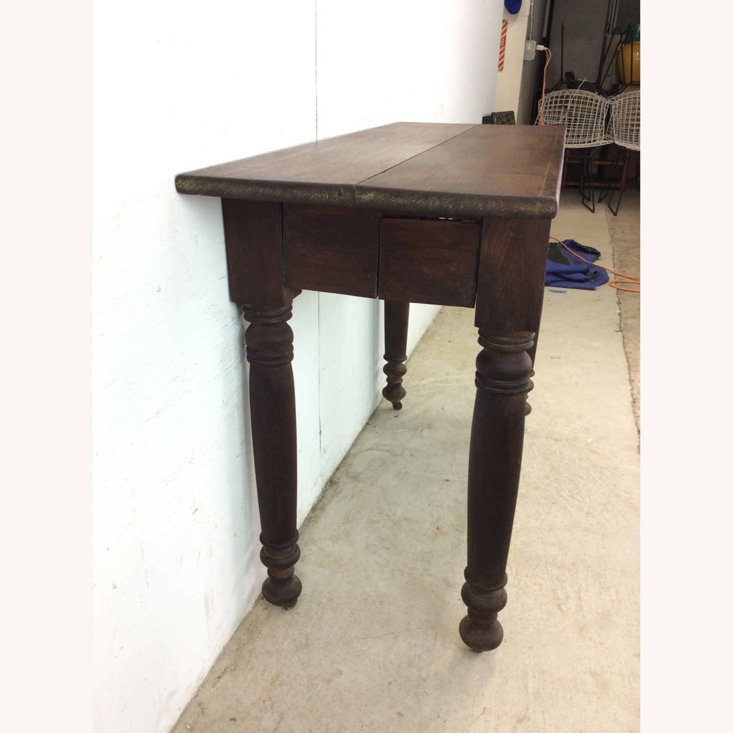 Antique Entryway Sofa Console Table  - image-15