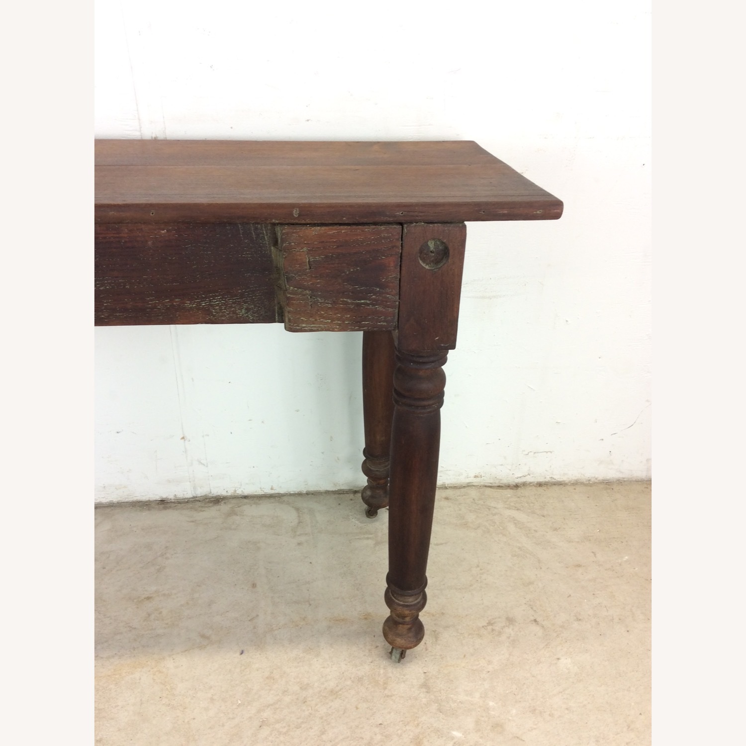Antique Entryway Sofa Console Table  - image-20