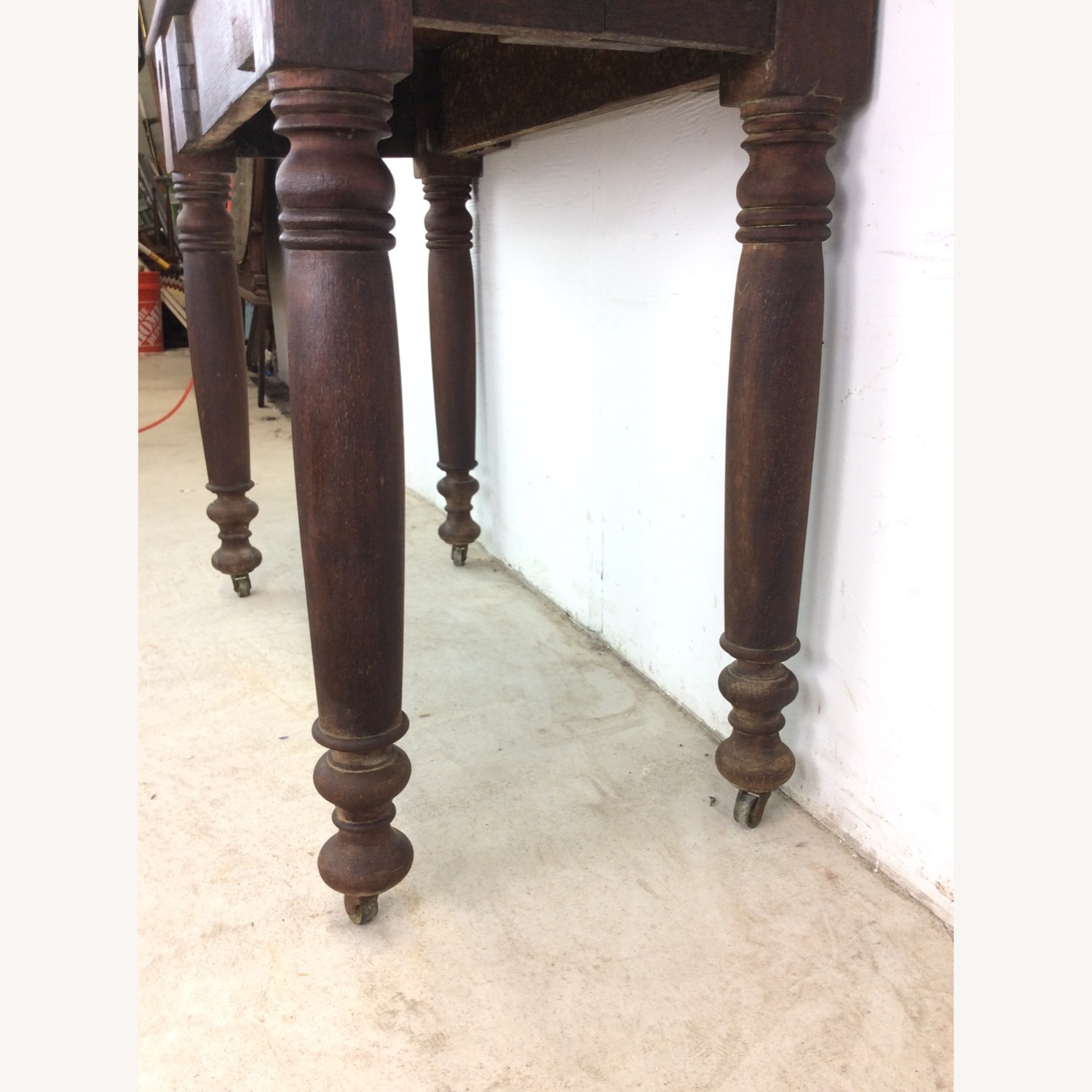 Antique Entryway Sofa Console Table  - image-9