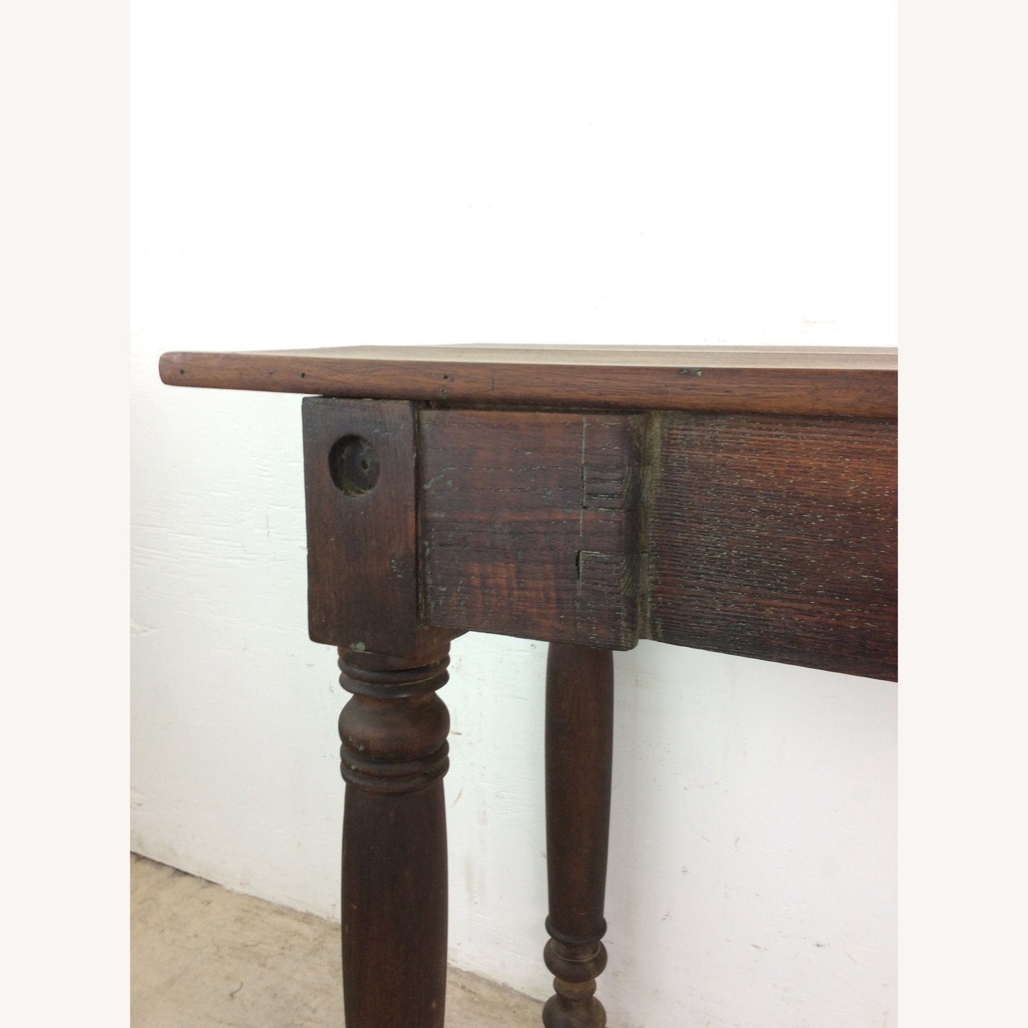 Antique Entryway Sofa Console Table  - image-13
