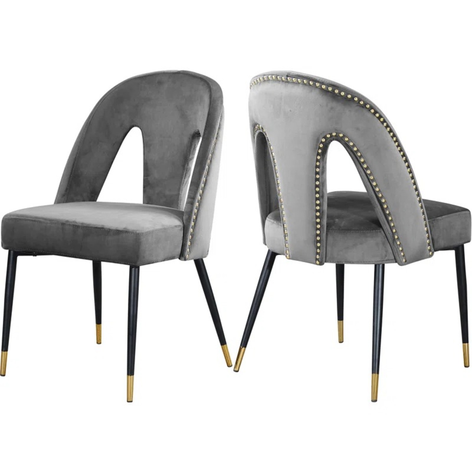 Willa Arlo Interiors Velvet Glam Accent Chairs - image-1