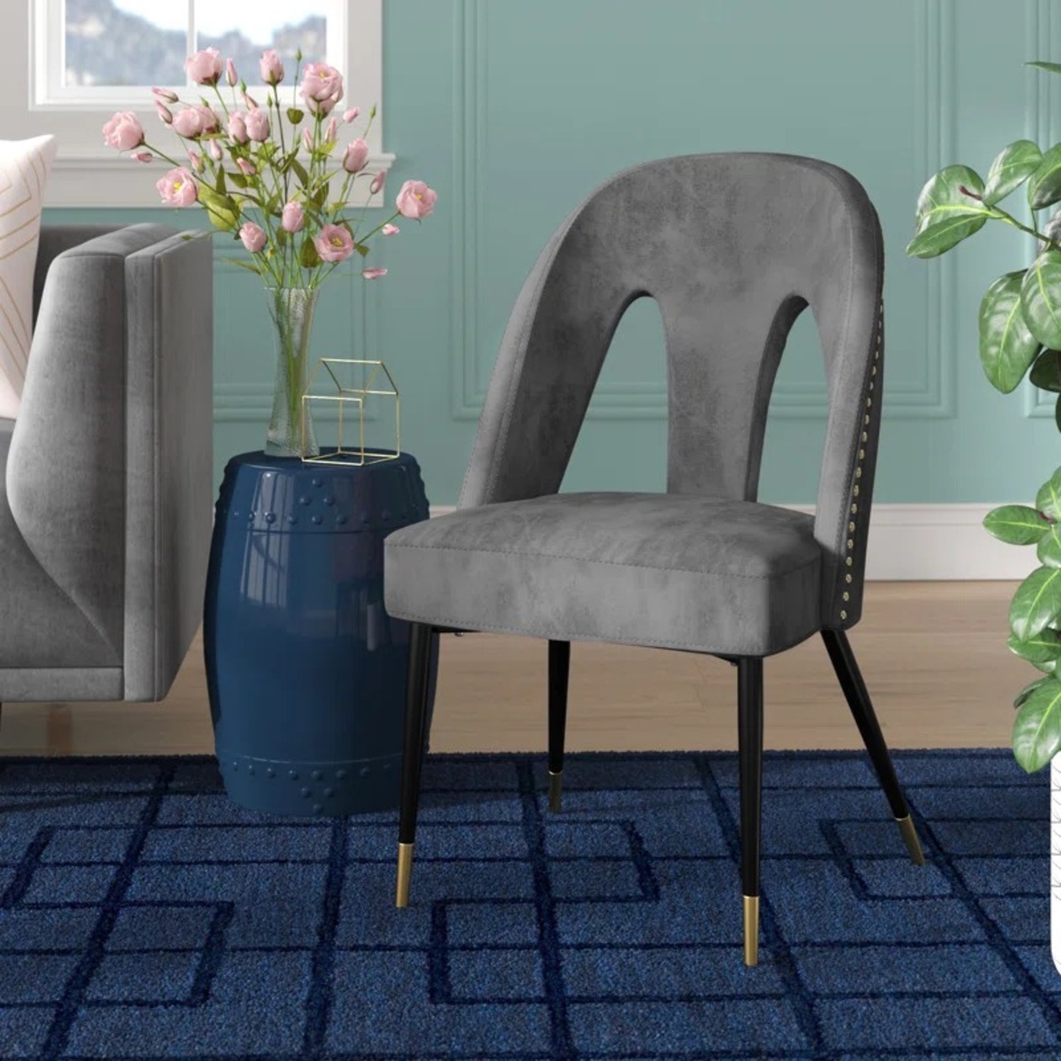 Willa Arlo Interiors Velvet Glam Accent Chairs - image-5