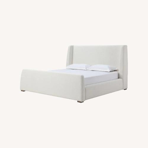 Used Living Spaces Pearson Beige Queen Bed for sale on AptDeco