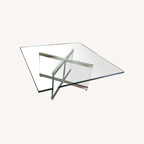 Used Pace Glass Leon Rosen Cocktail Table Circa '70s for sale on AptDeco