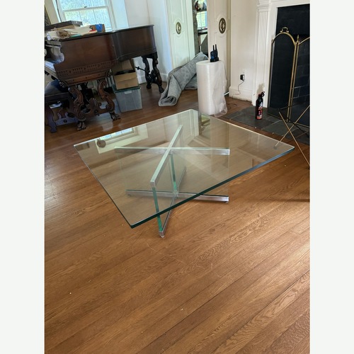 Used Pace Glass Leon Rosen Cocktail Table Circa '70s for sale on AptDeco