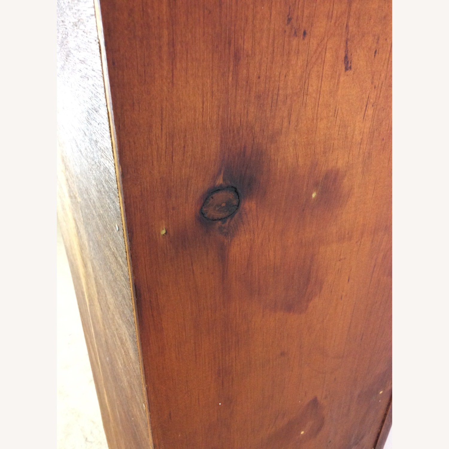 Antique American Pine Cabinet with 4 Shelves - image-25