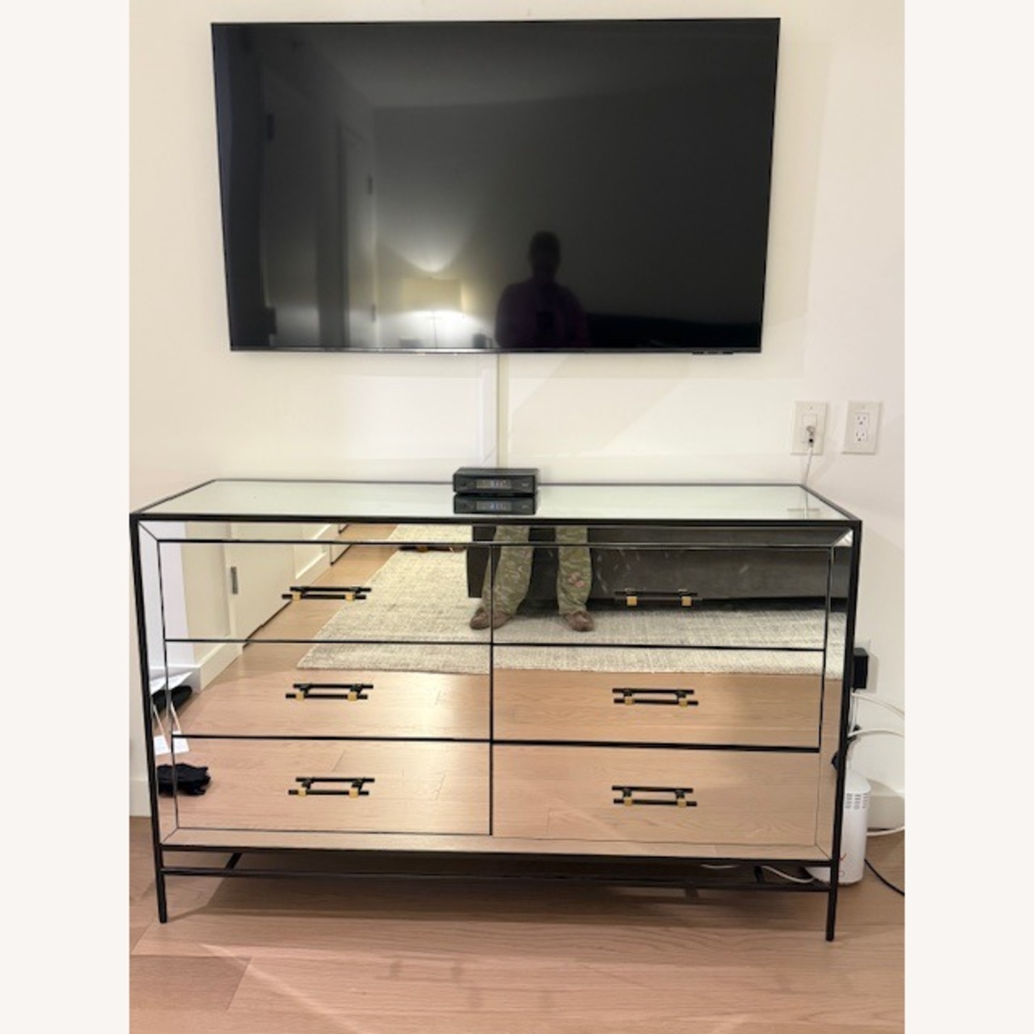 West Elm Mirrored 6-Drawer Dresser - image-2