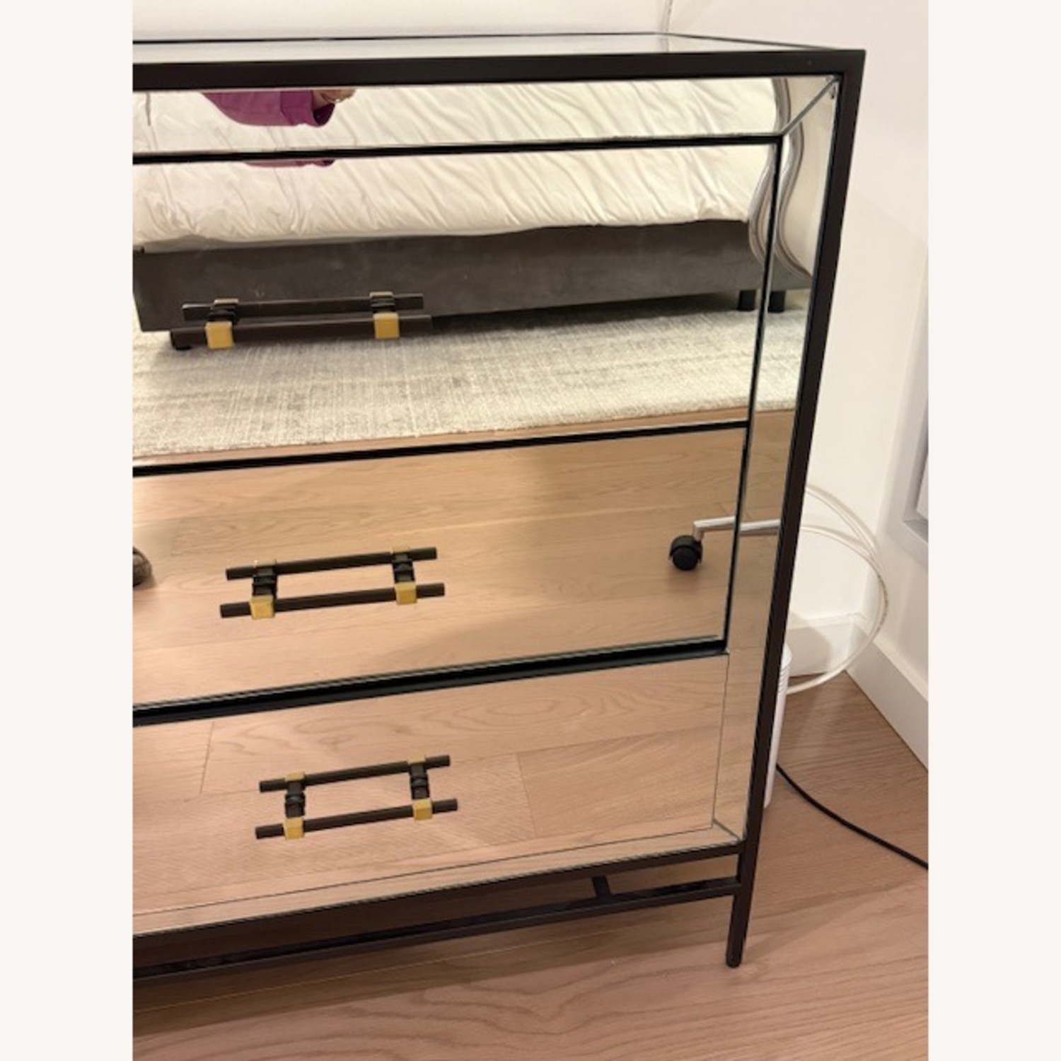 West Elm Mirrored 6-Drawer Dresser - image-3